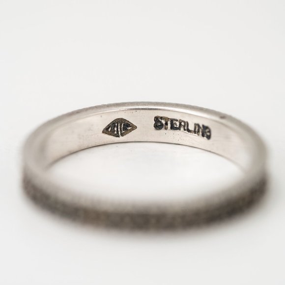 Judith Jack Silver and Tan Vintage-Style Ring - Picture 8 of 8